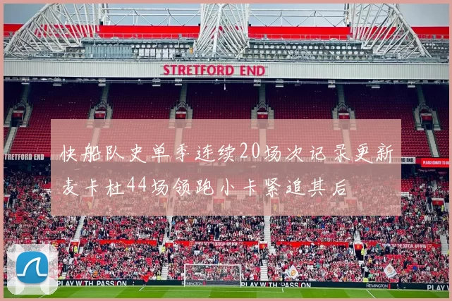 快船队史单季连续20场次记录更新麦卡杜44场领跑小卡紧追其后